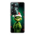 Дизайнерский пластиковый чехол для Oppo Reno 11F Гринч Новый год Рождество