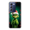 Дизайнерский силиконовый чехол для Vivo V30 Lite Гринч Новый год Рождество