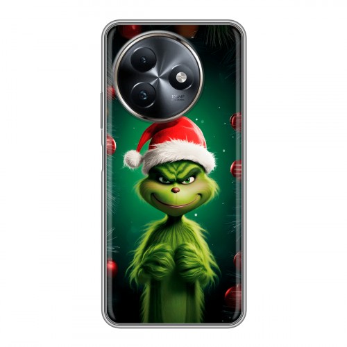 Дизайнерский пластиковый чехол для Itel S24 Гринч Новый год Рождество