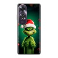 Дизайнерский пластиковый чехол для OPPO A60 Гринч Новый год Рождество