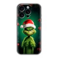 Дизайнерский силиконовый чехол для Iphone 16 Pro Гринч Новый год Рождество