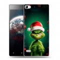 Дизайнерский пластиковый чехол для Lenovo Vibe X2 Гринч Новый год Рождество
