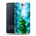 Дизайнерский силиконовый чехол для Homtom HT7 Новый год гринч