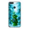 Дизайнерский силиконовый чехол для Huawei P Smart Новый год гринч