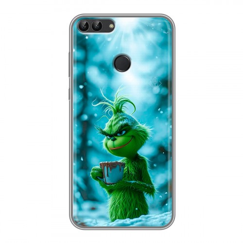 Дизайнерский силиконовый чехол для Huawei P Smart Новый год гринч