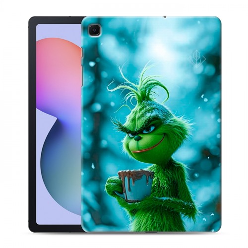Дизайнерский силиконовый чехол для Samsung Galaxy Tab S6 Lite Новый год гринч