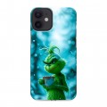 Дизайнерский силиконовый чехол для Iphone 12 Mini Новый год гринч