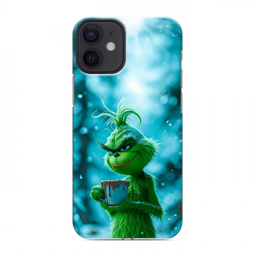 Дизайнерский силиконовый чехол для Iphone 12 Mini Новый год гринч