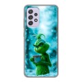 Дизайнерский силиконовый чехол для Samsung Galaxy A52 Новый год гринч