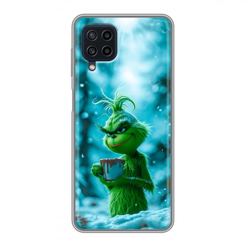 Дизайнерский силиконовый чехол для Samsung Galaxy A22 Новый год гринч