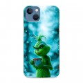 Дизайнерский силиконовый чехол для Iphone 13 Новый год гринч