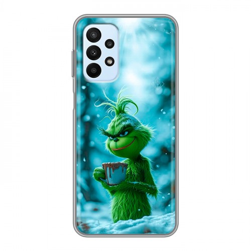 Дизайнерский силиконовый чехол для Samsung Galaxy A23 Новый год гринч