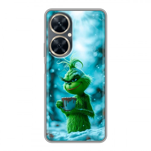 Дизайнерский пластиковый чехол для Huawei Nova 11i Новый год гринч