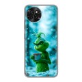Дизайнерский силиконовый чехол для Itel S23 Новый год гринч
