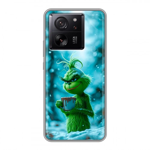 Дизайнерский пластиковый чехол для Xiaomi 13T Новый год гринч