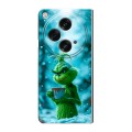 Дизайнерский пластиковый чехол для OPPO Find N3 Новый год гринч