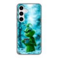 Дизайнерский пластиковый чехол для Samsung Galaxy S24 Новый год гринч