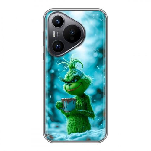 Дизайнерский пластиковый чехол для Huawei Pura 70 Новый год гринч