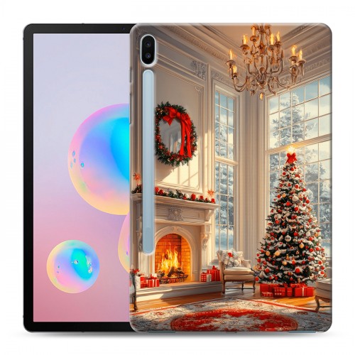 Дизайнерский силиконовый чехол для Samsung Galaxy Tab S6 Новый год