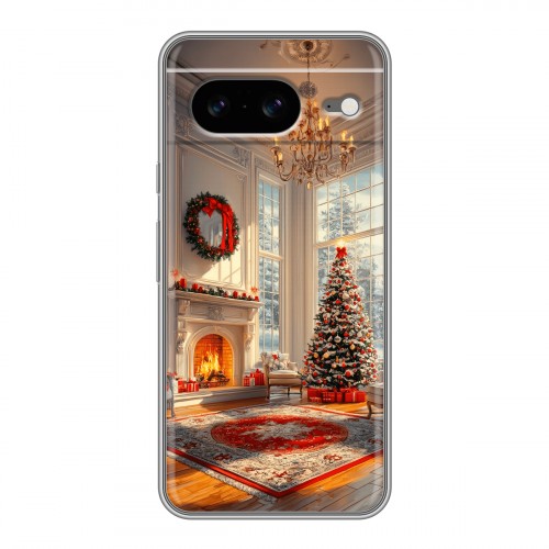 Дизайнерский пластиковый чехол для Google Pixel 8 Новый год