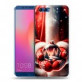 Дизайнерский пластиковый чехол для Huawei Honor View 10 Новый год