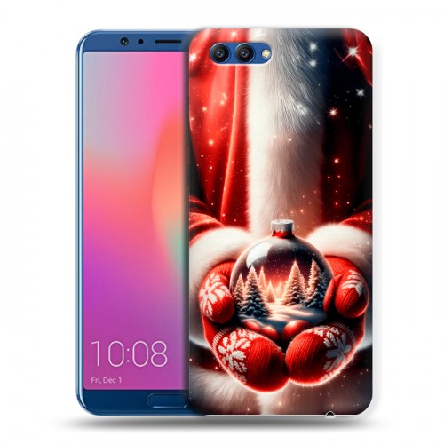 Дизайнерский пластиковый чехол для Huawei Honor View 10 Новый год