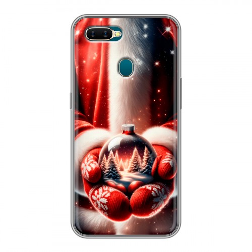 Дизайнерский силиконовый чехол для OPPO AX7 Новый год