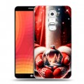Дизайнерский пластиковый чехол для LG Optimus G2 Новый год