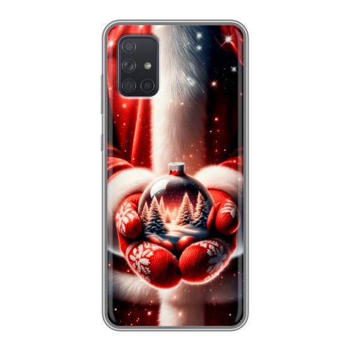 Дизайнерский силиконовый чехол для Samsung Galaxy A71 Новый год