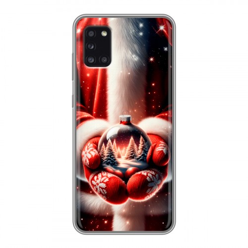 Дизайнерский силиконовый чехол для Samsung Galaxy A31 Новый год