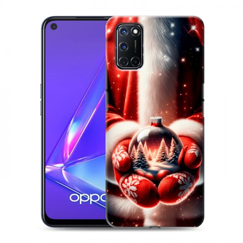 Дизайнерский пластиковый чехол для OPPO A52 Новый год