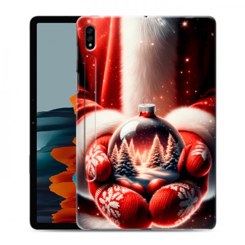 Дизайнерский силиконовый чехол для Samsung Galaxy Tab S7 Новый год