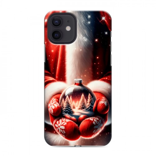 Дизайнерский силиконовый чехол для Iphone 12 Новый год