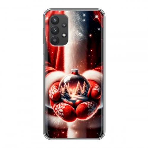 Дизайнерский силиконовый чехол для Samsung Galaxy A32 Новый год