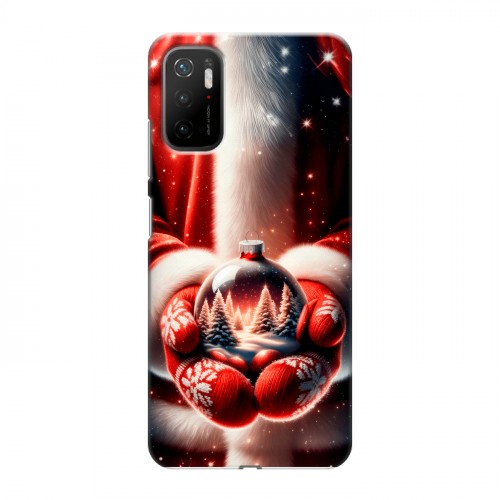 Дизайнерский силиконовый чехол для Xiaomi Poco M3 Pro Новый год