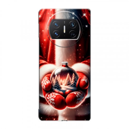 Дизайнерский пластиковый чехол для Huawei Mate X3 Новый год