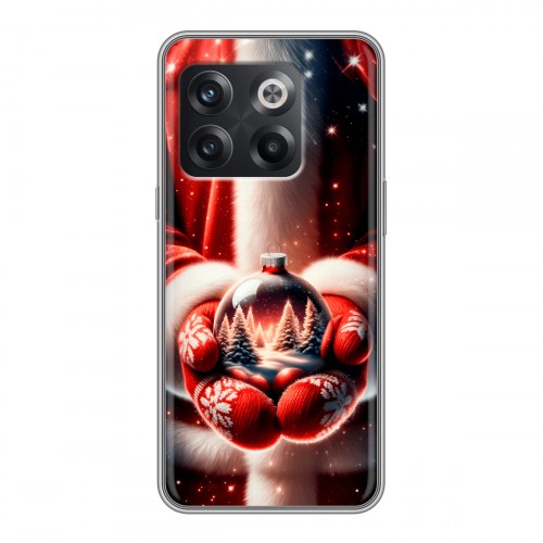 Дизайнерский пластиковый чехол для OnePlus 10T Новый год