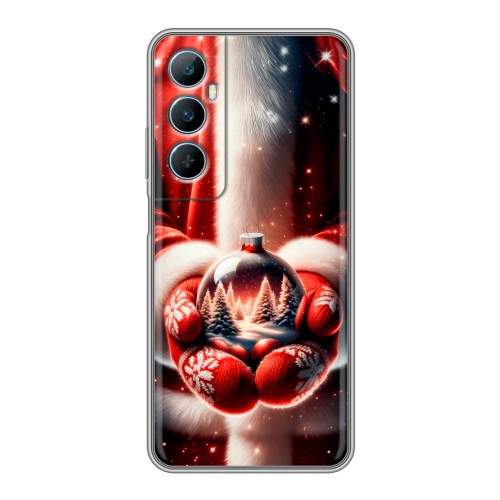 Дизайнерский пластиковый чехол для Realme C65 Новый год