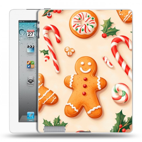 Дизайнерский пластиковый чехол для Ipad 2/3/4 Новый год