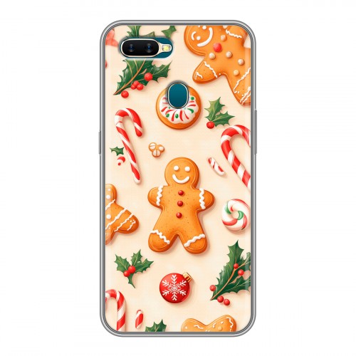 Дизайнерский силиконовый чехол для OPPO AX7 Новый год