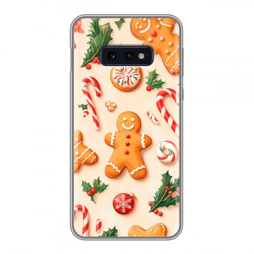 Дизайнерский силиконовый чехол для Samsung Galaxy S10e Новый год