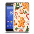 Дизайнерский пластиковый чехол для Sony Xperia E4g Новый год