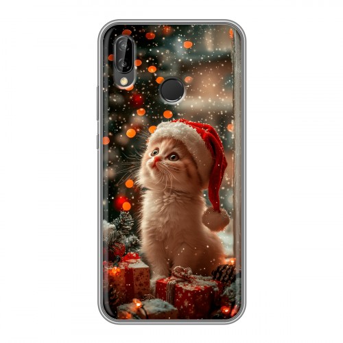 Дизайнерский силиконовый чехол для Huawei P20 Lite Новый год