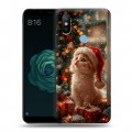 Дизайнерский силиконовый чехол для Xiaomi Mi A2 Новый год