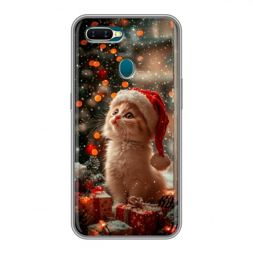 Дизайнерский силиконовый чехол для OPPO AX7 Новый год
