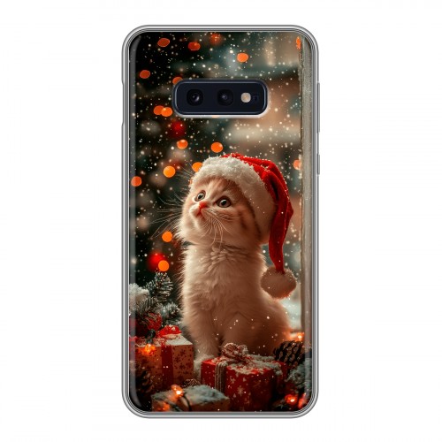 Дизайнерский силиконовый чехол для Samsung Galaxy S10e Новый год