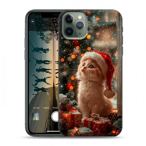 Дизайнерский силиконовый чехол для Iphone 11 Pro Новый год