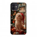 Дизайнерский силиконовый чехол для Iphone 12 Новый год