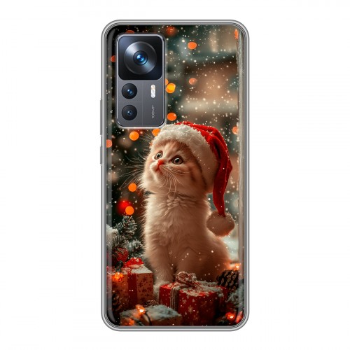 Дизайнерский силиконовый чехол для Xiaomi 12T Новый год