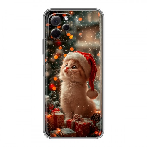 Дизайнерский силиконовый с усиленными углами чехол для Huawei Nova Y61 Новый год